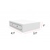 FixtureDisplays® 3PK White Showcase Display Shelves, Wall Display Floating Shelves Set 18158-WHITE